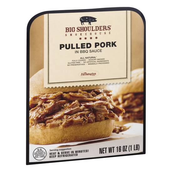 Big Shoulders Smokehouse Pulled Pork in Bbq Sauce Gluten Free (16 oz)