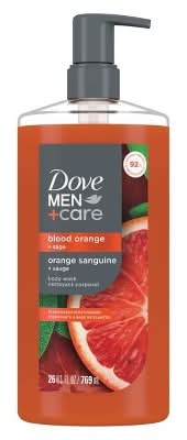 Dove Men+Care Body Wash Blood Orange To Rebuild Skin in the Shower, Men (26 fl oz)