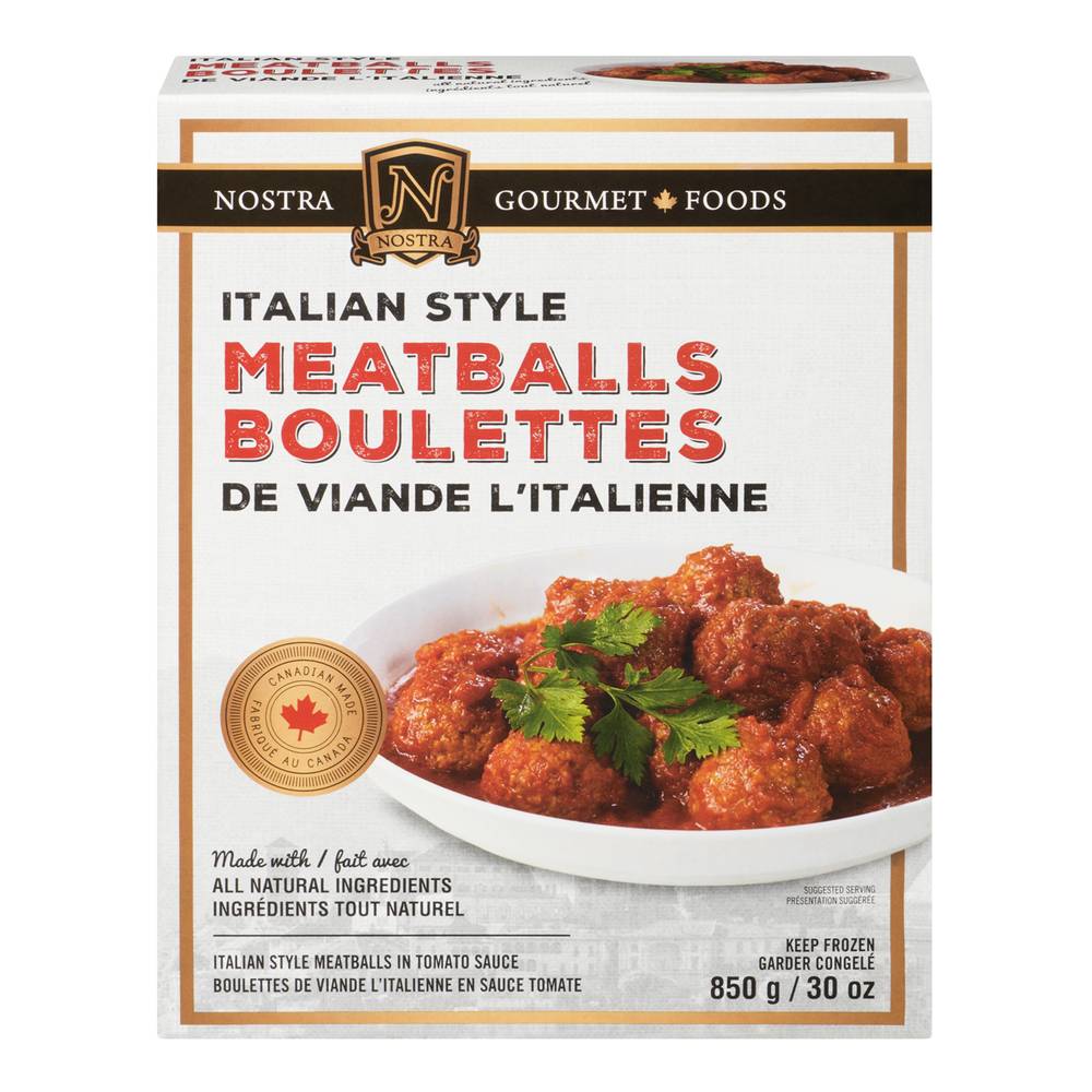 Nostra Gourmet Foods Italian Style Meatballs (850 g)