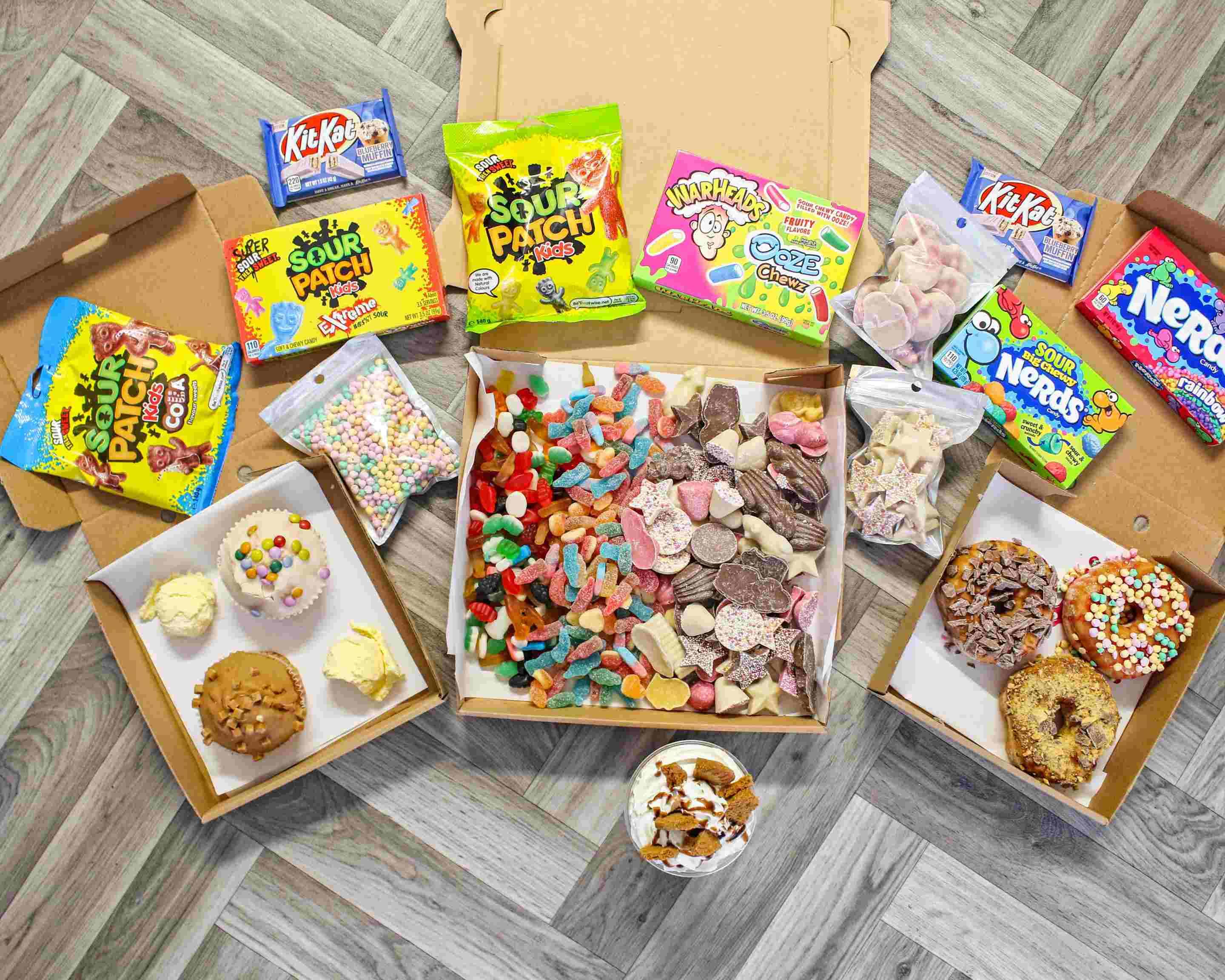 Sour Patch Kids Milkshake Kit with Marshmallows Gift Set