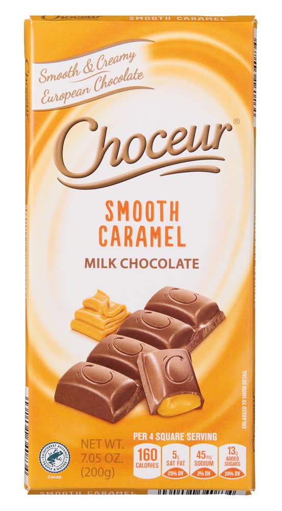 Choceur Milk Chocolate Bar, Smooth Caramel (7.05 oz)