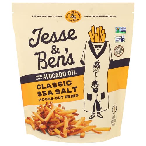 Jesse & Ben's Classic Sea Salt House-Cut Fries Made With Avocado Oil