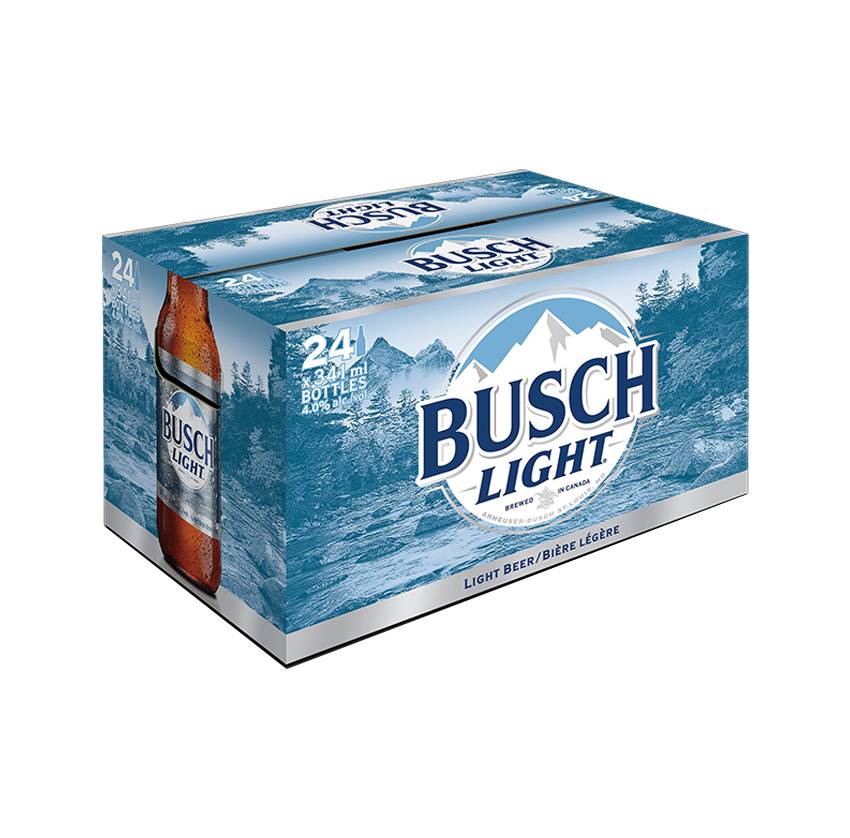 Busch Light  (24 Bottles, 341ml)