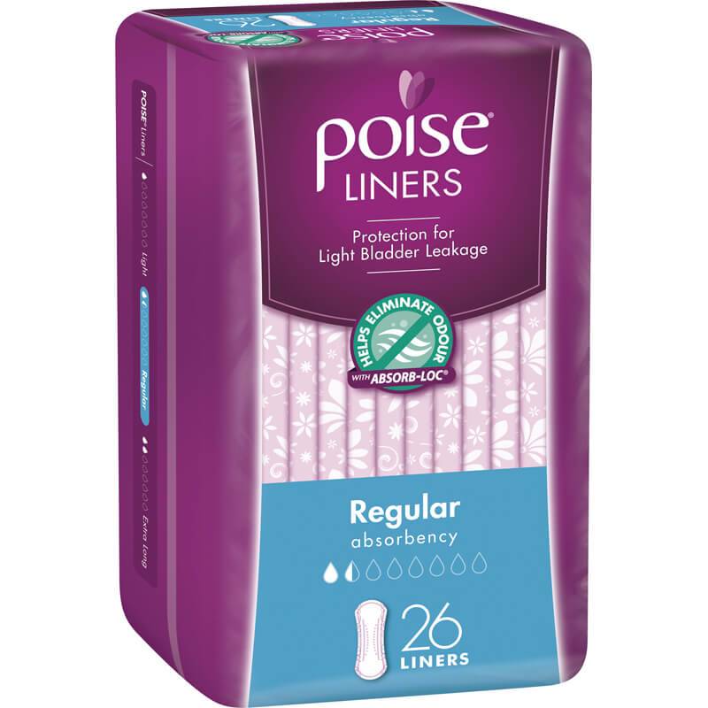 Poise PANTY LINERS 26pk
