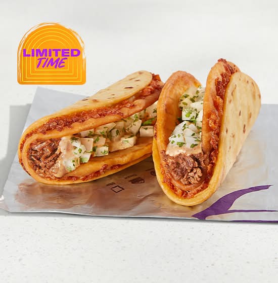 Shredded Beef Street Chalupa 2pk