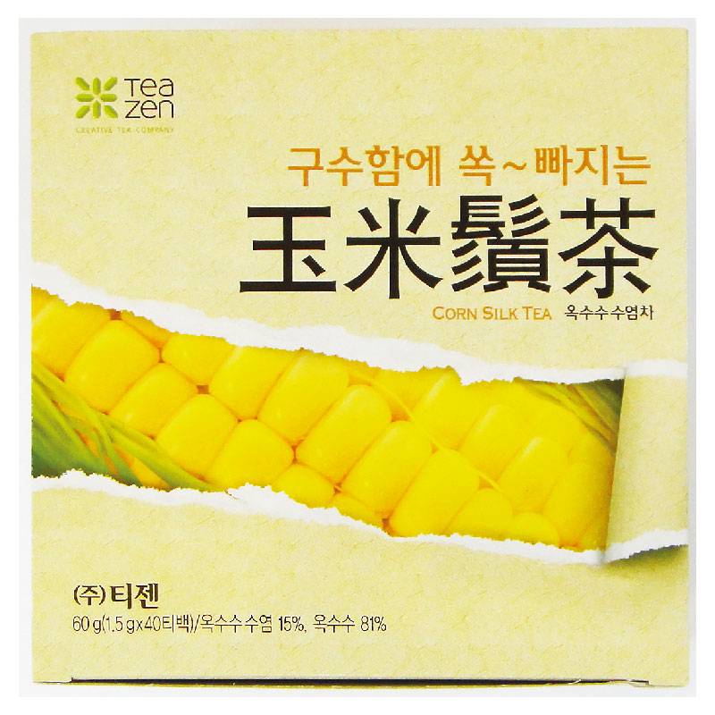 Tea Zen 韓國玉米鬚茶 <1.5g克 x 40 x 1Box盒> @14#8809322081184