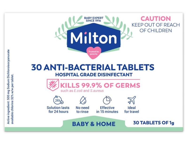 Milton Antibacterial Tablets 30pk