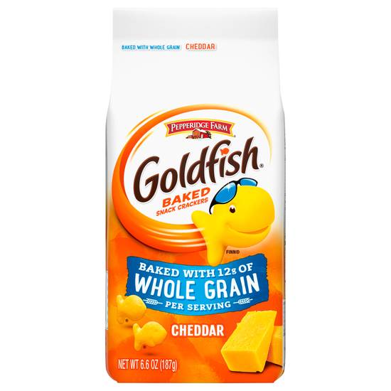 Pepperidge Farm Goldfish Baked Cheddar Snack Whole Grain Crackers