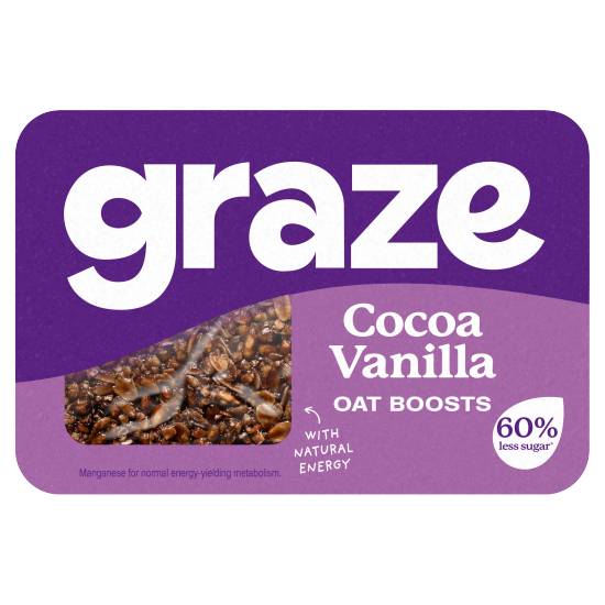Graze Cocoa Vanilla Protein Flapjack 50g
