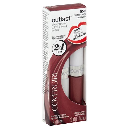 Covergirl Outlast All-Day Blushed Mauve 550 Lipcolor