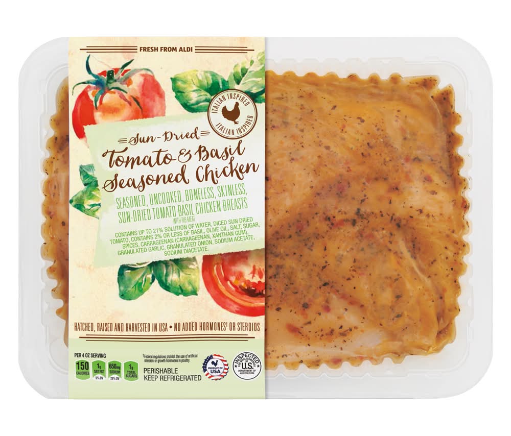 Sun Dried Tomato & Basil Seasoned Chicken