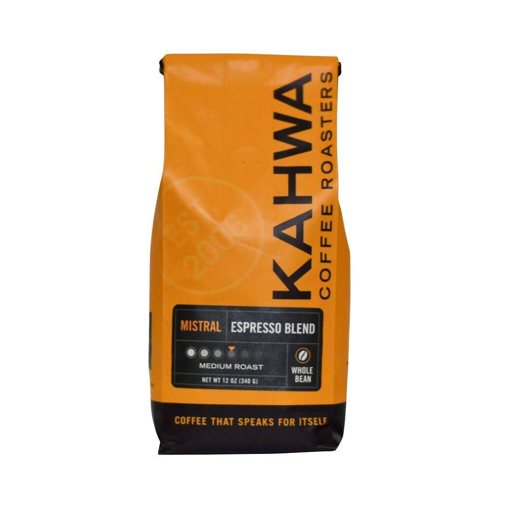 Kahwa Coffee Mistral Espresso (12 oz)