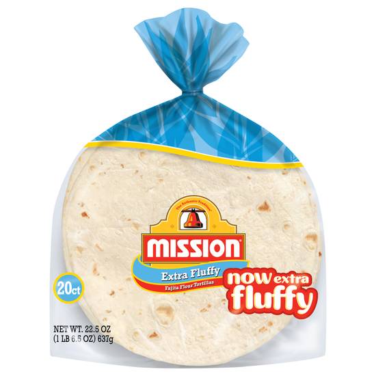 Mission Extra Fluffy Fajita Flour Tortillas