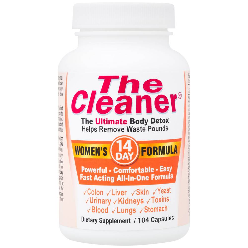 The Cleaner - 14-Day Women'S Formula - Ultimate Body Detox (104 Capsules)