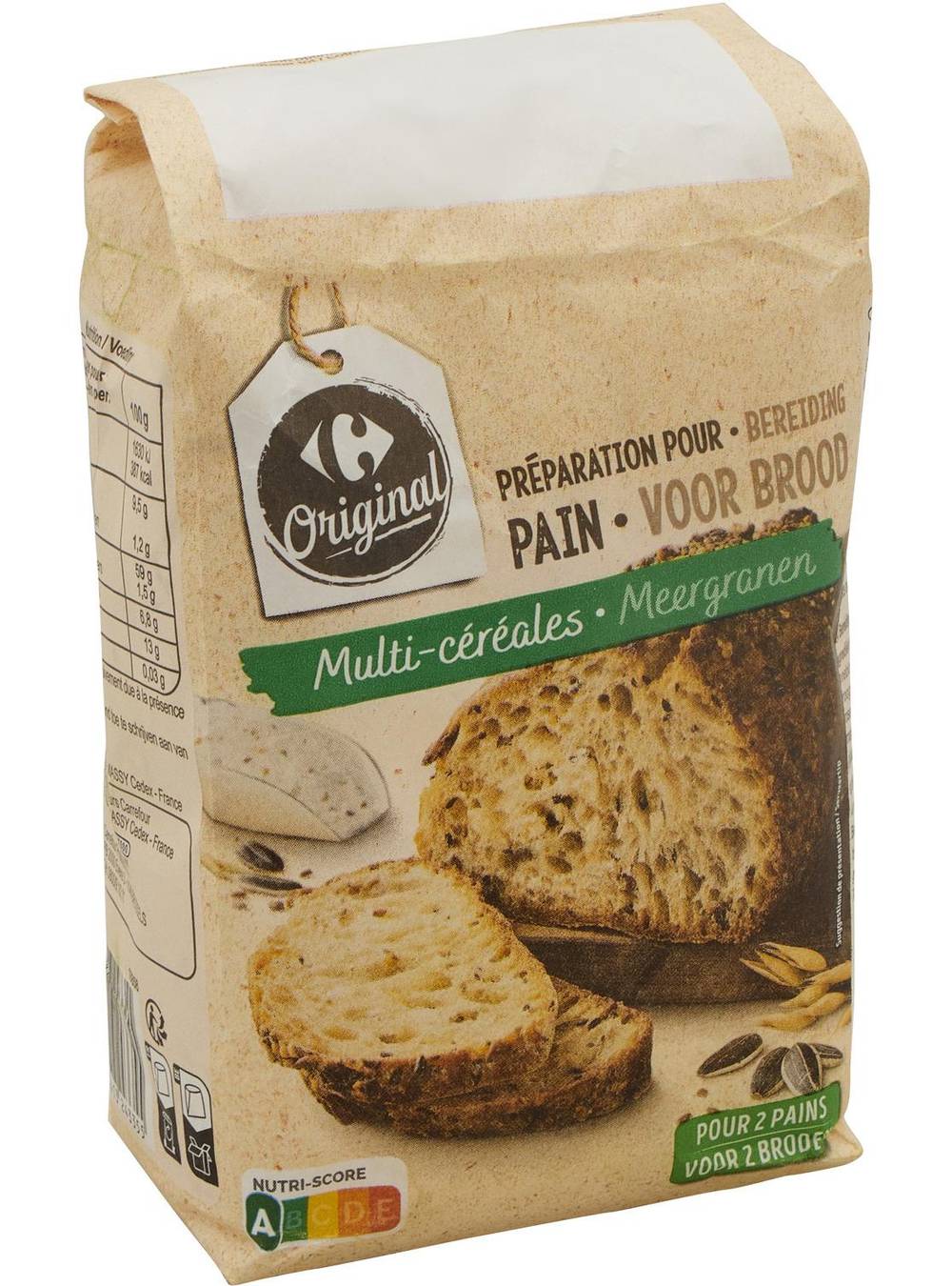 Carrefour - Préparation pour pain céréales et graines (1kg)
