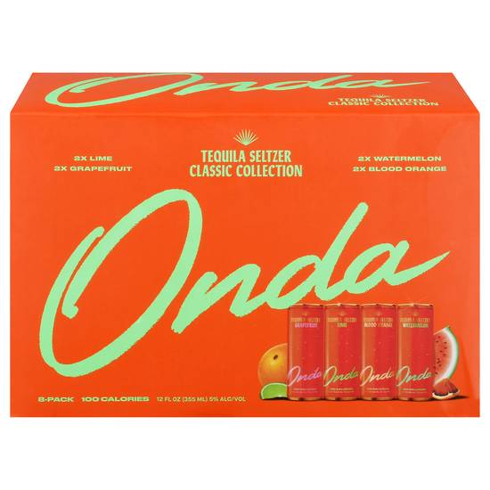 Onda Classic Collection Tequila Seltzer (8 ct, 12 fl oz)