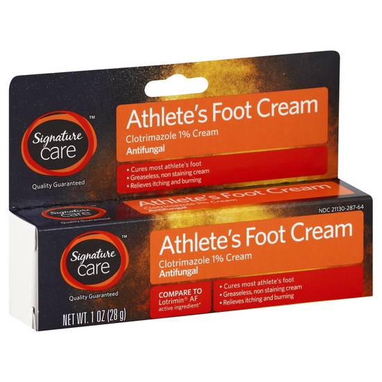 Signature Care Athletes Foot Cream Antifungal