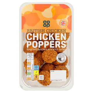 Co-op British Chicken Poppers 170g