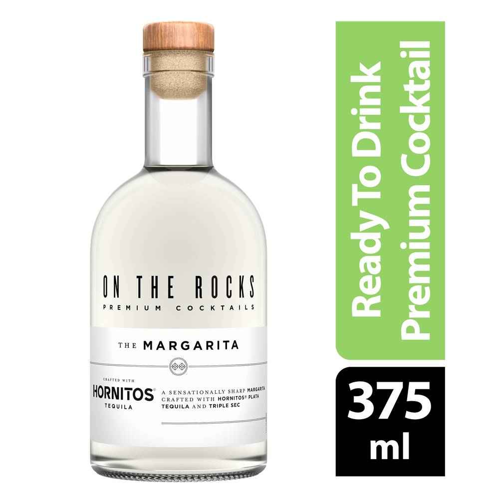 On The Rocks Premium Margarita Cocktail With Hornitos Tequila (375 ml)