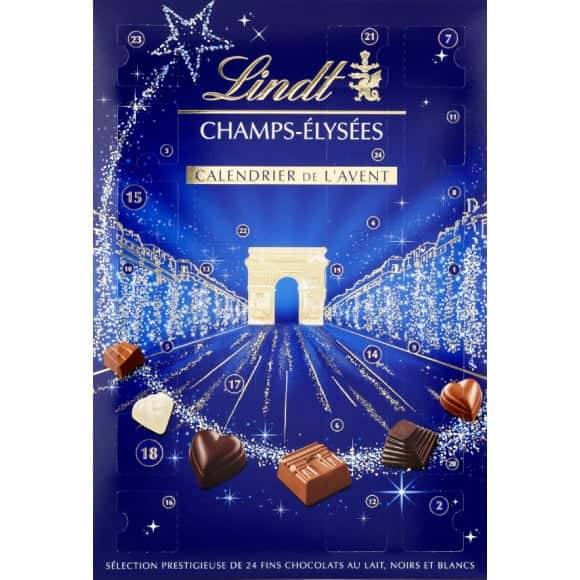 Lindt - Champs elysées calendrier de l'avent chocolat (250g)