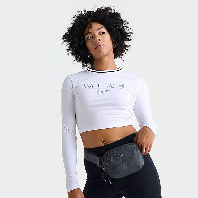 nike cross body bag grey