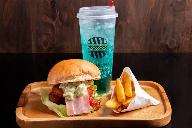 淡路島バーガー箕面店 SHIMAUMABURGERのデリバリー ・持ち帰り