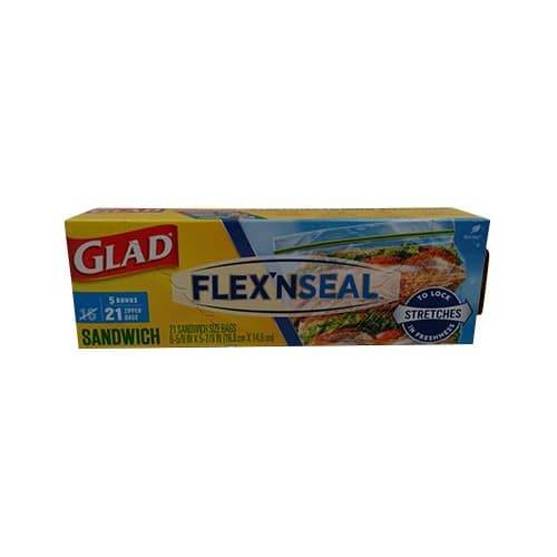 Glad Flex'n Seal Sandwich Bags (21 bags)