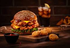 Big Bagel Burger (2086  newpark mall)