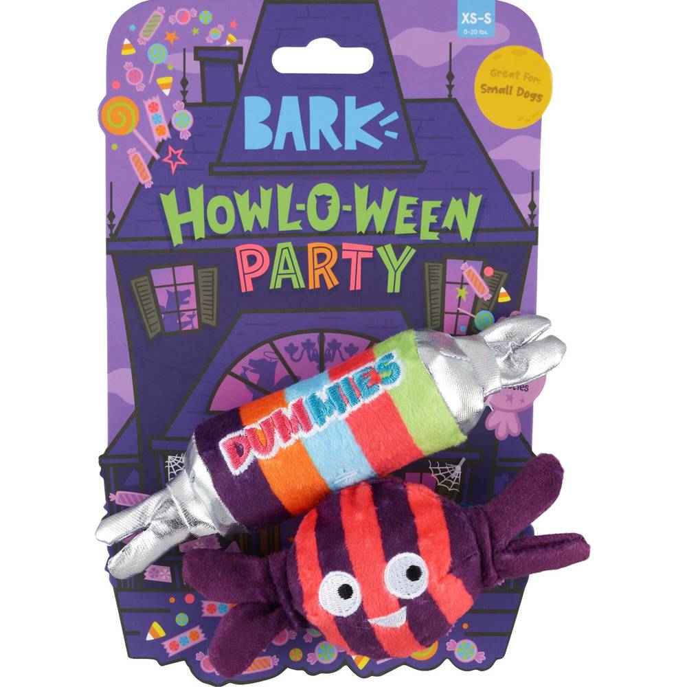 Bark Howl-O-Ween Party Toys Sour Dummies And Sweeties, Xs/S