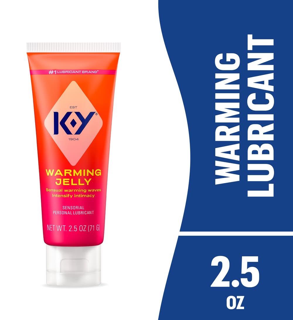 KY Turn Up the Heat Warming Jelly Personal Lubricant (2.5 oz)