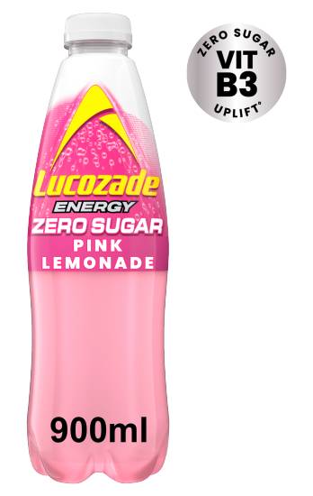 Lucozade Zero Sugar Pink Lemonade (900L)