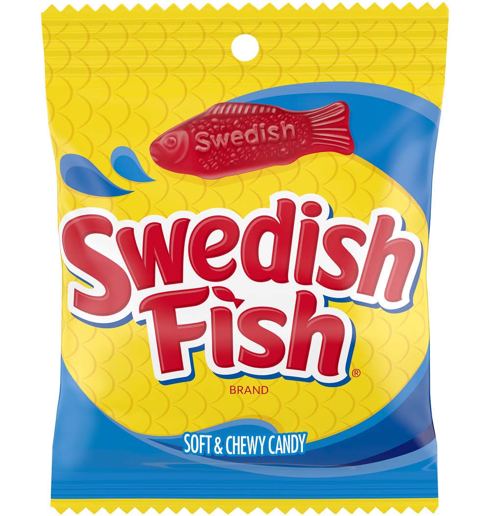 Swedish Fish Soft & Chewy Candy, Fruit (3.6 oz)
