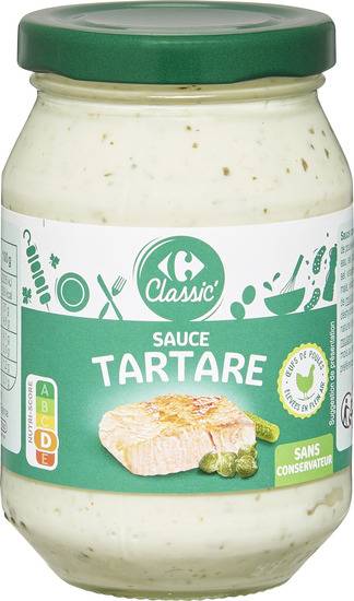 Sauce Tartare CARREFOUR CLASSIC' - le bocal de 245g