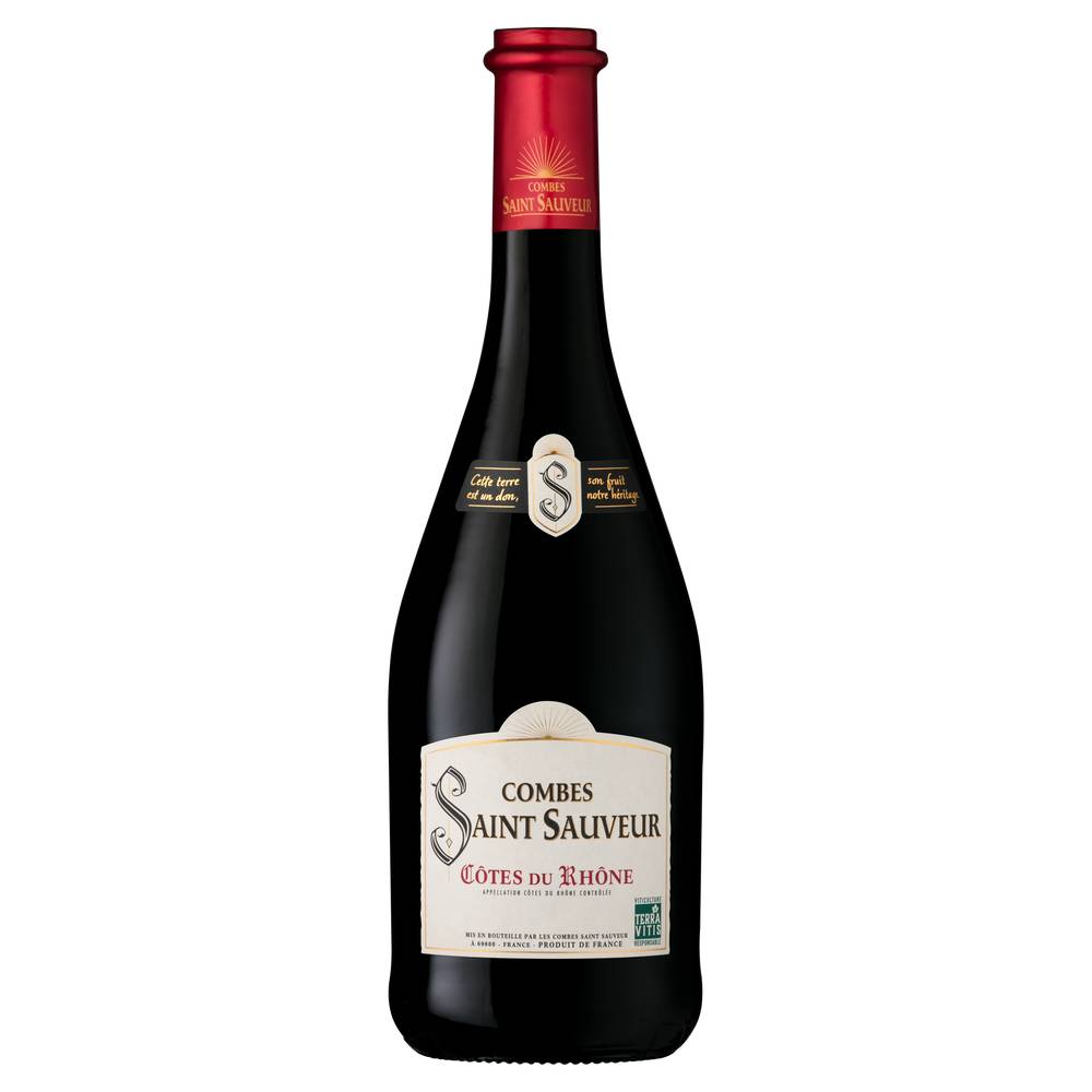 Les combes de saint-sauveur - Vin rouge aop côtes du rhône (750ml)