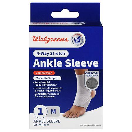 Walgreens 4-Way Stretch Ankle Sleeve Medium