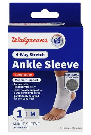 Walgreens 4-Way Stretch Ankle Sleeve Medium