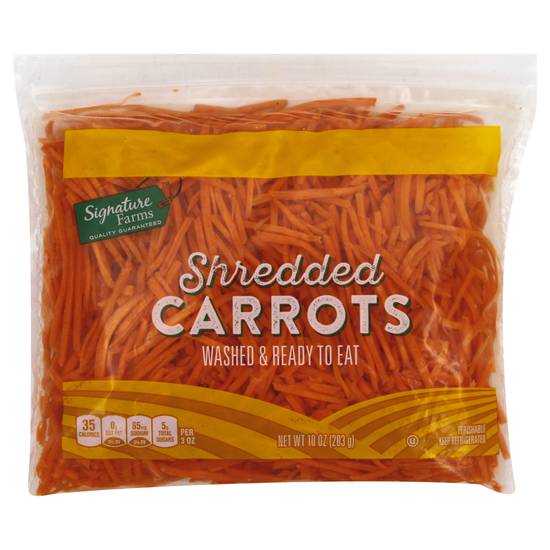 Signature Farms Shredded Carrots (10 oz)