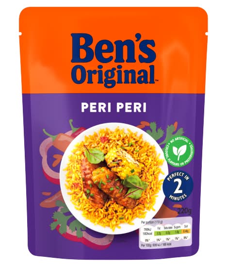Ben's Original Peri Peri, Microwave Rice (220g)