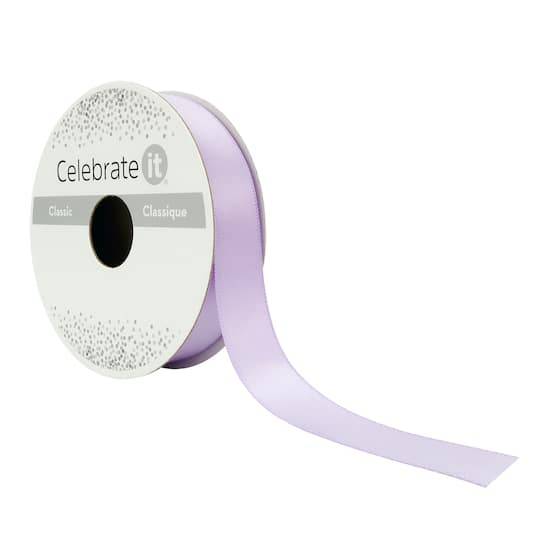 5/8" X 7Yd. Satin Double Face Ribbon By Celebrate It