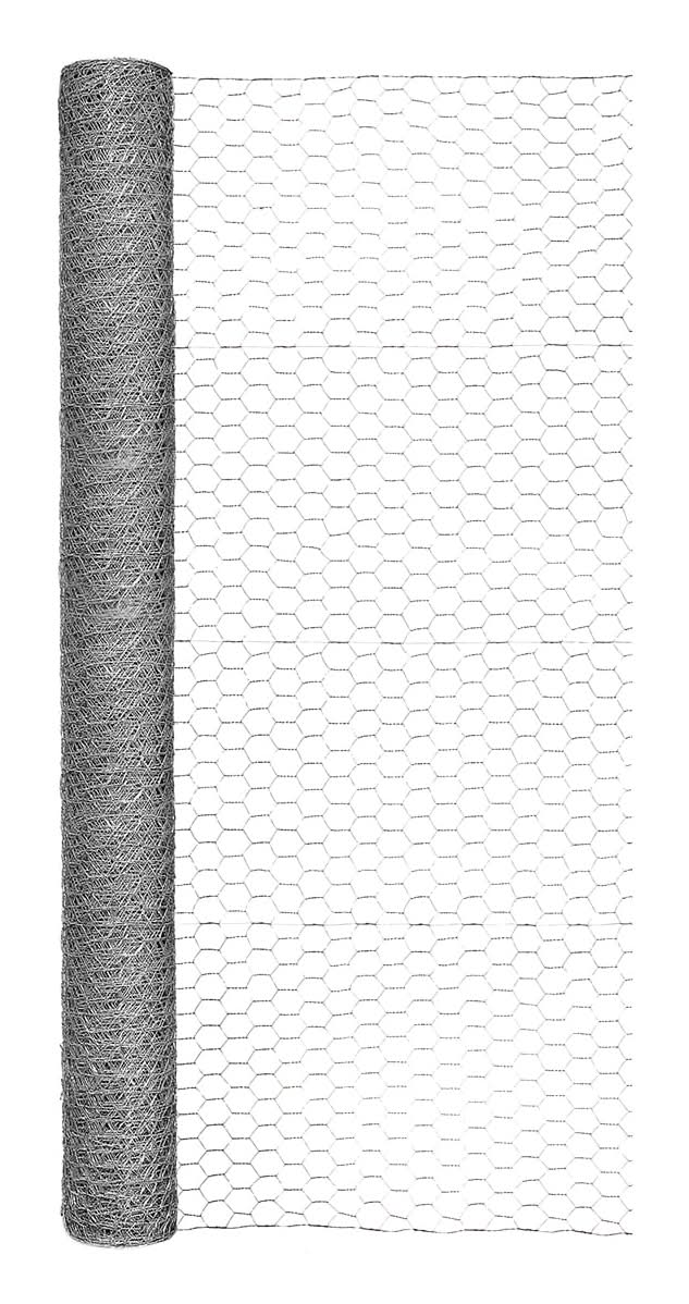 GARDEN CRAFT 50-ft x 4-ft Galvanized Steel Chicken Wire Rolled Fencing 1-in - Mesh Size