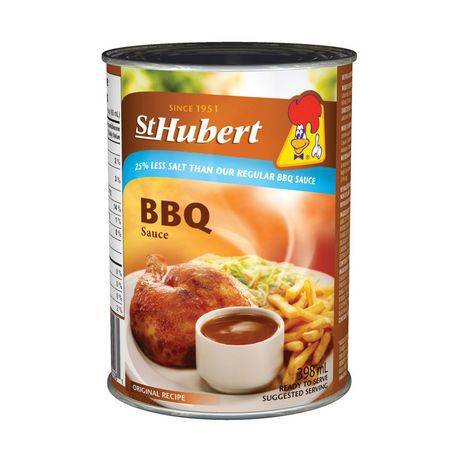 St hubert sauce bbq 25% moins de sel st-hubert (sauce bbq moins sel sth 398ml) - bbq sauce original recipe (398 ml)