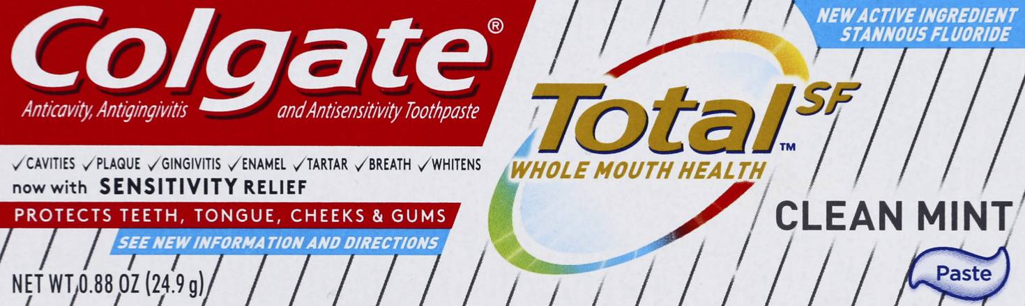 Colgate Total Anticavity Antigingivitis Antisensitivity Clean Mint Toothpaste