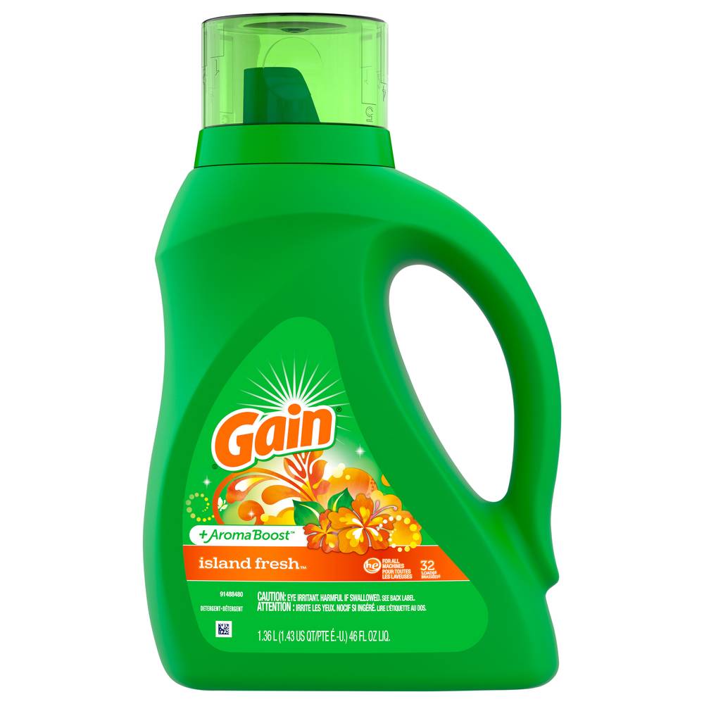 Gain Island Fresh Detergent (46 fl oz)