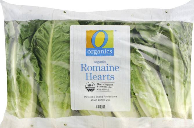 Order O Organics · Romaine Hearts (6 hearts) food online from Safeway store, Eureka on bringmethat.com
