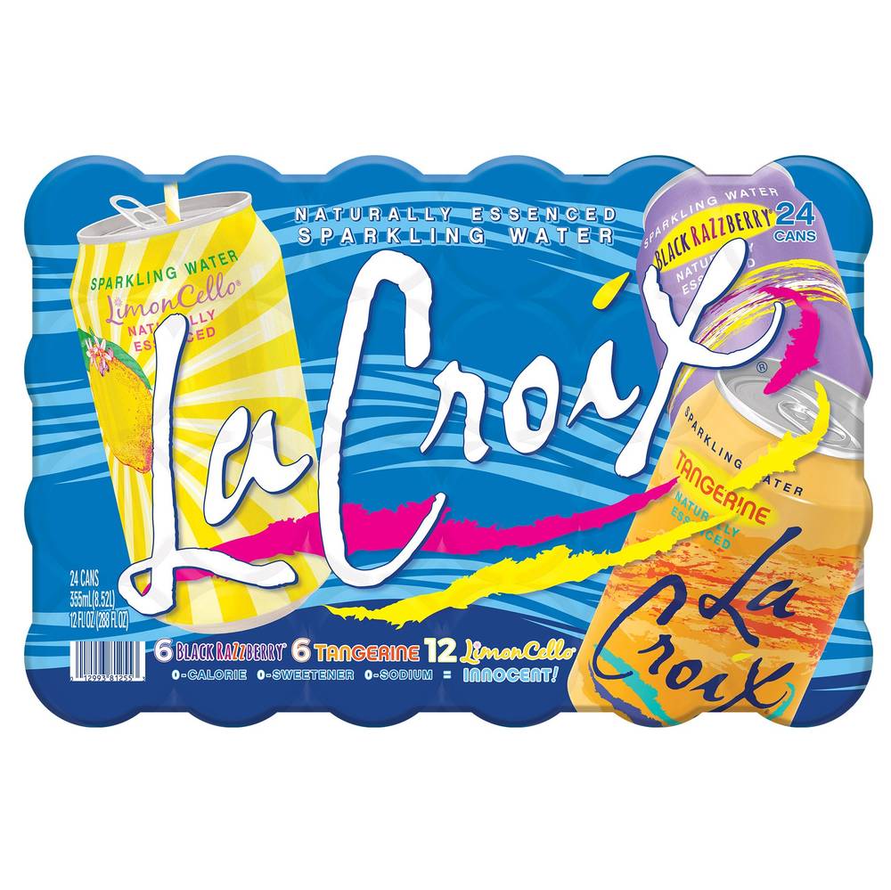 La Croix Sparkling water, Variety Pack, 12 fl oz, 24-count