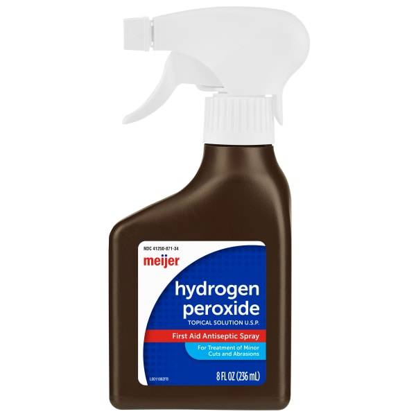 Meijer Hydrogen Peroxide First Aid Antiseptic Spray, 8oz