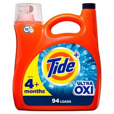 Tide Plus Original Ultra Oxi Liquid Detergent (132 fl oz)