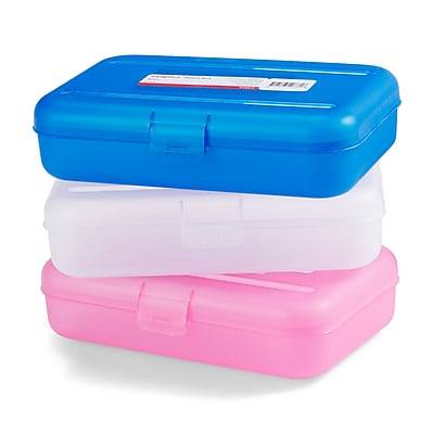 Staples Snap Plastic Cases, Assorted Colors (11225-CC)