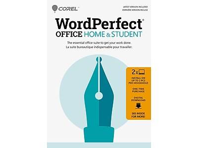 Corel Wordperfect Office Home & Student For 2 Users, Windows, Download