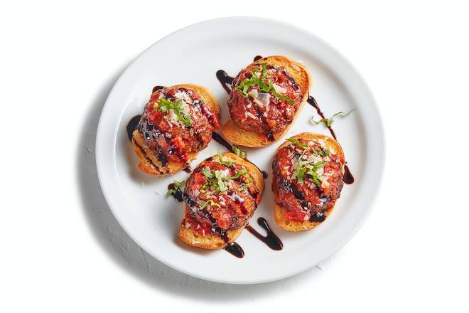 NEW! Meatball Crostini
